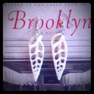 Hand crafted shell earrings